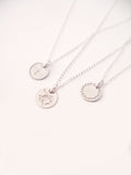 Wattle Dot Necklace – Etched Stainless Steel