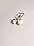 Blossom Dot Earrings – Etched Copper