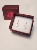 Wattle Dot Earrings – Etched Stainless Steel