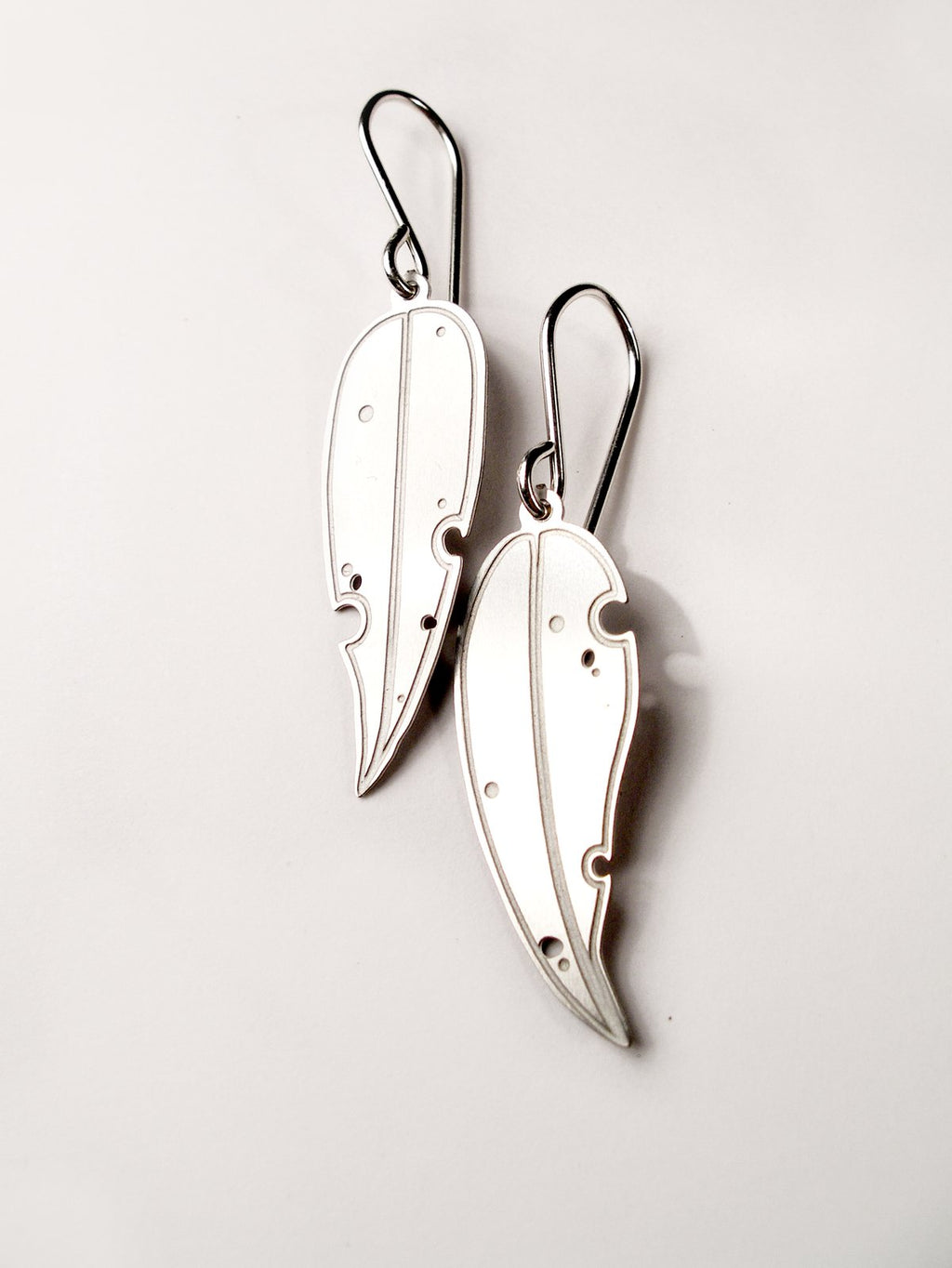 Eucalyptus Earring - Etched Stainless Steel