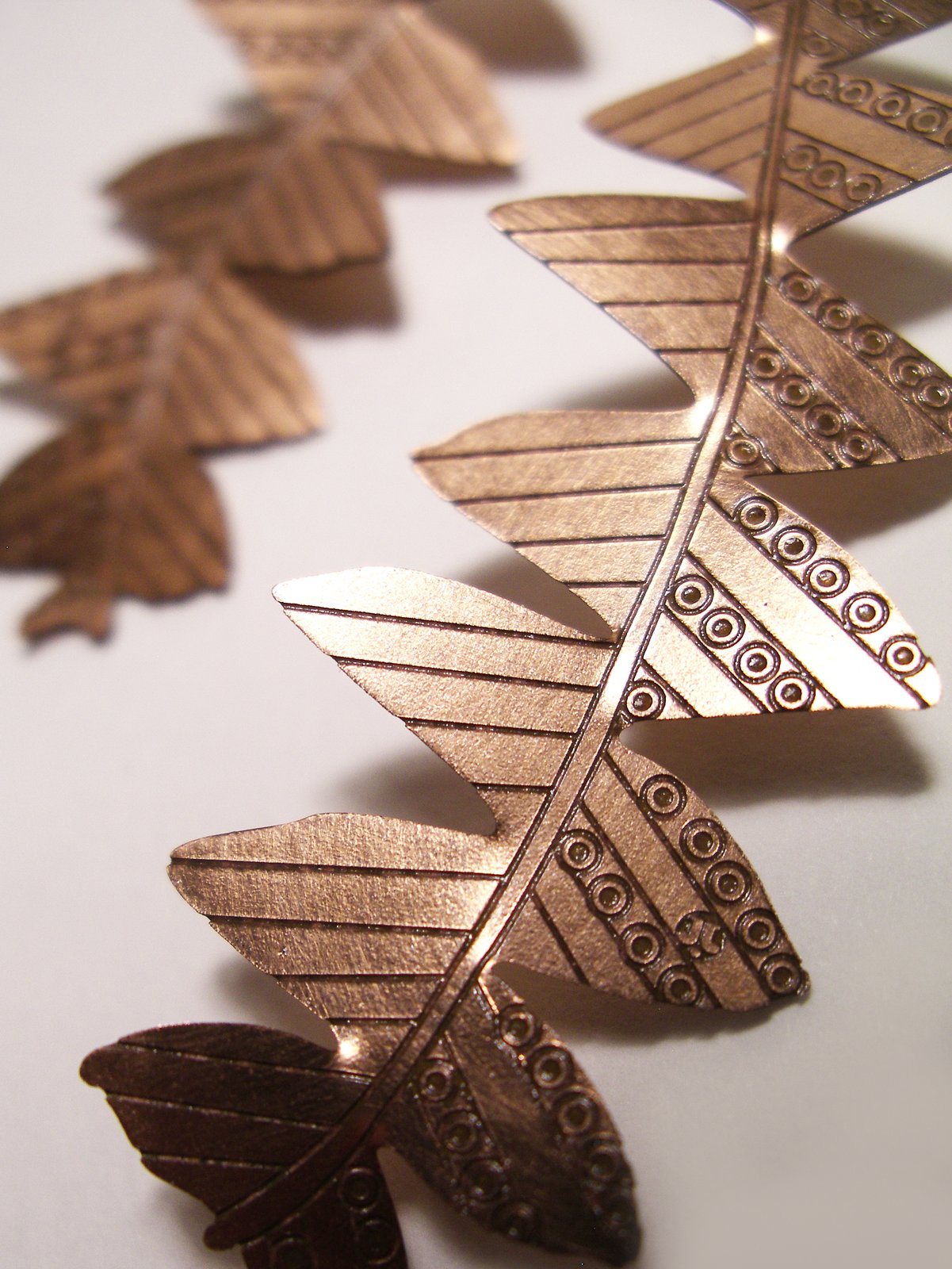 Banksia grandis Earrings - Etched Copper