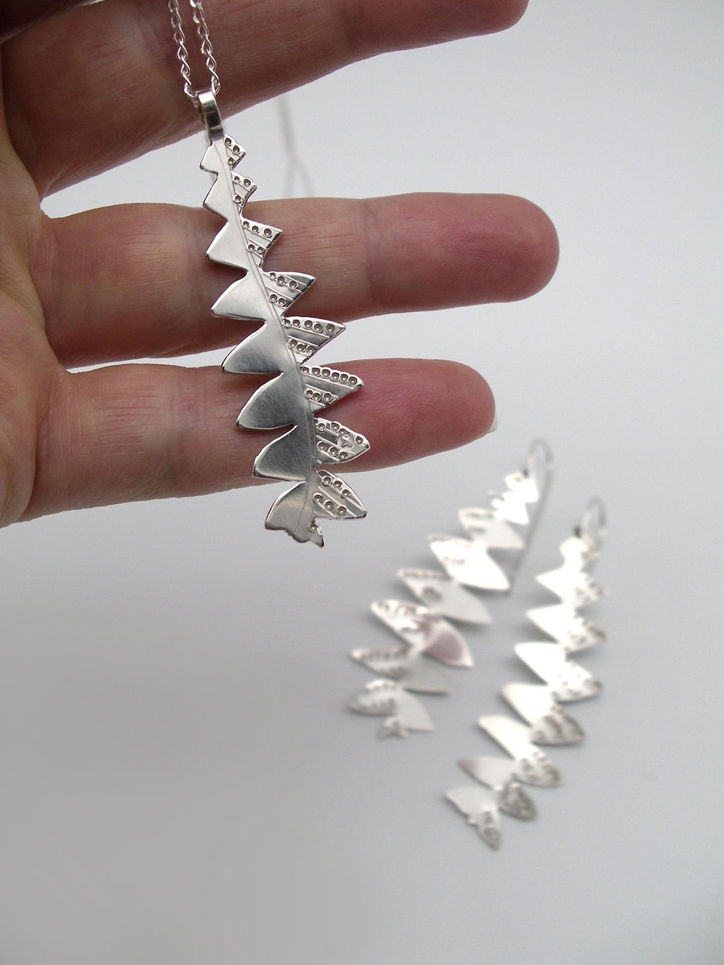 Banksia grandis Earrings - Hand-cut Sterling Silver